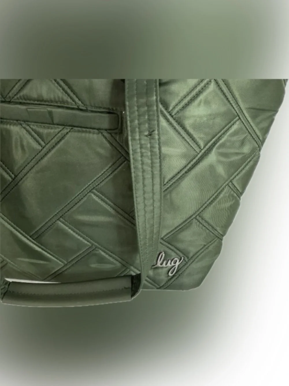 Lug Skyliner Tote Bag. NWT. Olive Green